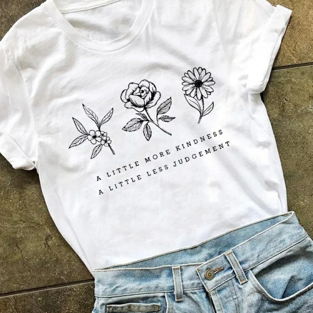 MORE KINDNESS ❤ LESS JUDGMENT CUSTOM TEE - Picture 4 of 4